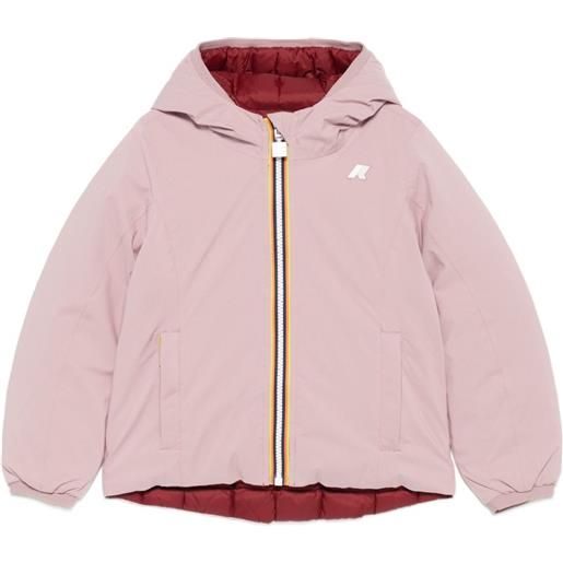 K Way Kids giacca reversibile con cappuccio - rosa