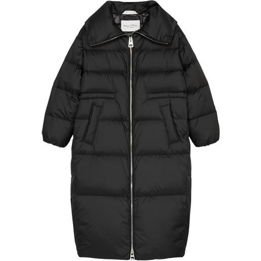 Marc O'Polo cappotto lungo imbottito - nero
