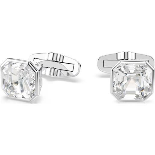 SWAROVSKI gemelli millenia, taglio ottagonale, bianco, placcato rodio 5733306