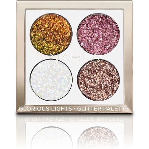 Nabla glorious lights glitter palette