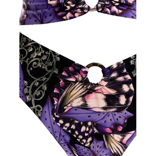 Agua Bendita costume intero conga con stampa - viola