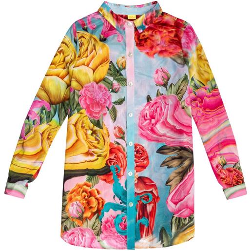 Agua Bendita camicia crystal - rosa