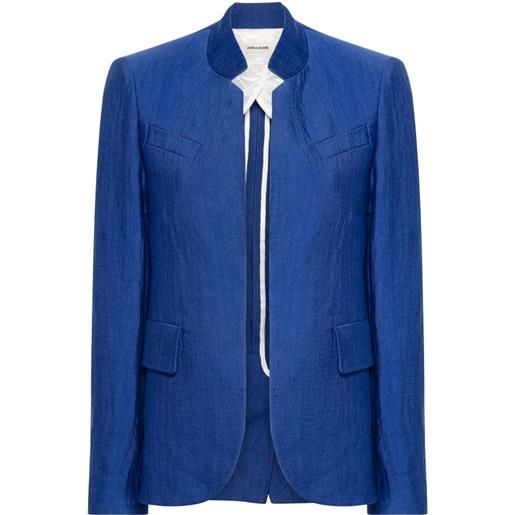 Zadig&Voltaire blazer very aperto - blu