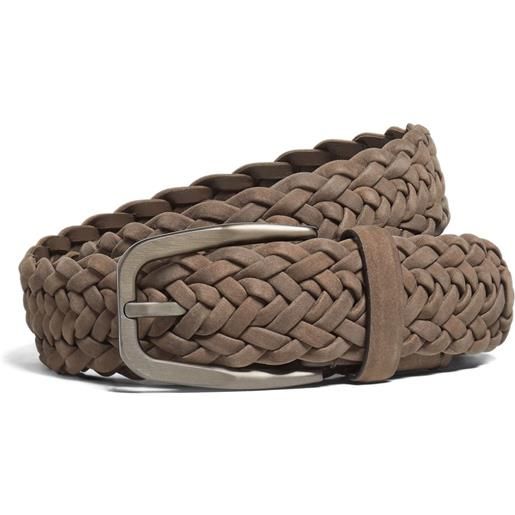 Zegna cintura in pelle - marrone