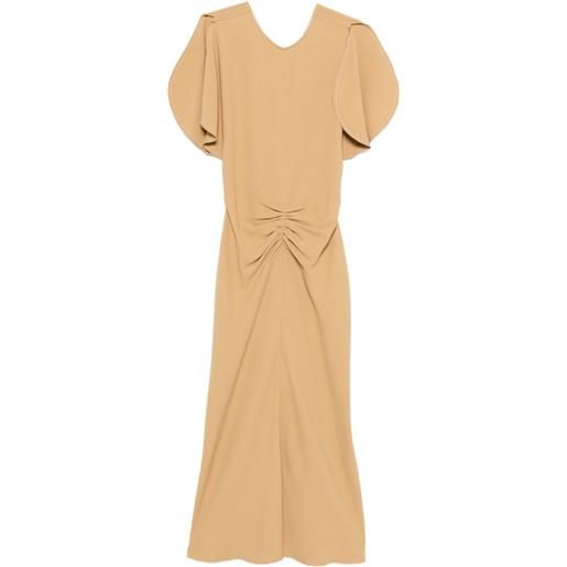 Victoria Beckham abito drappeggiato - giallo