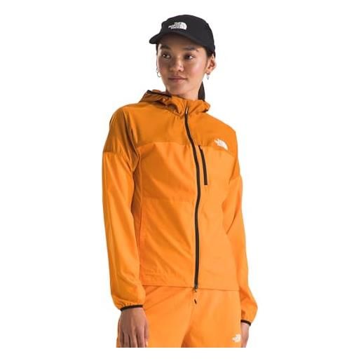 The North Face higher run wind giacca da donna apricot glaze/iron citr xs