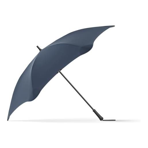 BLUNT exec - ombrello grande per vento e pioggia, portatile, riparabile e durevole, certificato b-corp, diametro 138 cm, blu scuro
