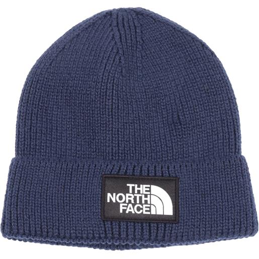 THE NORTH FACE KIDS tnf logo box cuffed beanie summit navy