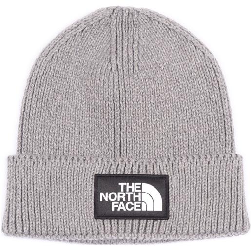 THE NORTH FACE KIDS tnf logo box cuffed beanie tnf medium grey heather