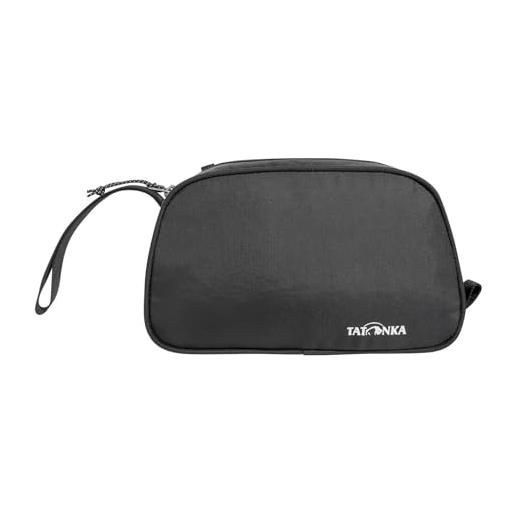 Tatonka beauty case one day - borsa per il lavaggio con tracolla e diversi piccoli scomparti interni, colore nero, 1,5 litri, 23 x 13 x 8 cm
