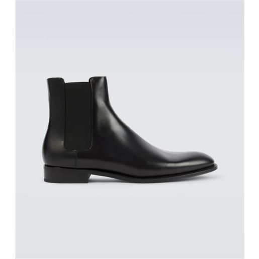 Saint Laurent stivaletti chelsea adrien in pelle