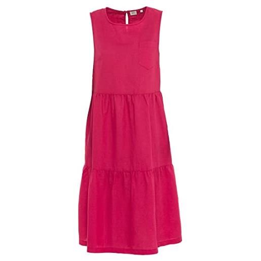 Camel active womenswear 391105/7f57 vestito casual, piony rosso, xs donna