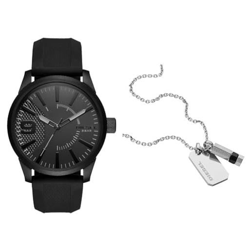 König Design - Bracciale in Pelle, da Uomo, Lunghezza 17-100 cm
