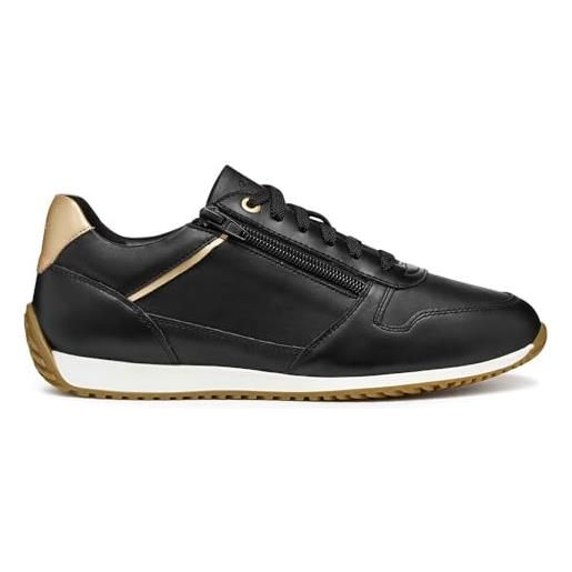 Geox D Eleni, Scarpe da Ginnastica Donna, Beige, 40