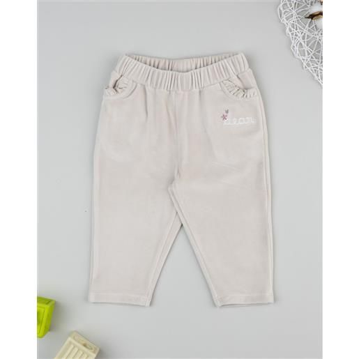 Prénatal pantalone in ciniglia bimba beige