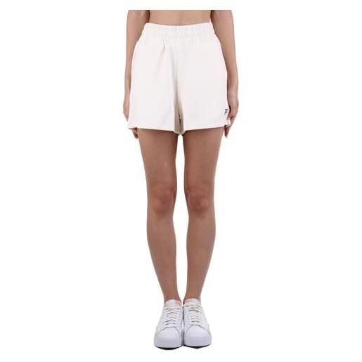 FILA brandeburg, vita alta pantaloncini, bianco, xl donna