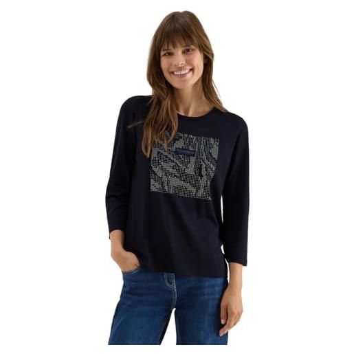 Cecil camicia con pietre preziose urbane blu scuro s