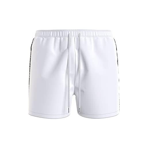 Calvin Klein medium drawstring km0km00558 shorts, pvh classic white, xl uomo