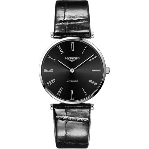 Longines orologio automatico 36mm quadrante nero swiss made Longines