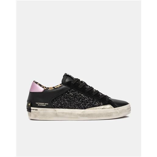 CRIME LONDON distressed black spark