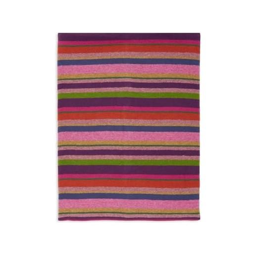 Gallo sciarpa unisex pile viola righe multicolor