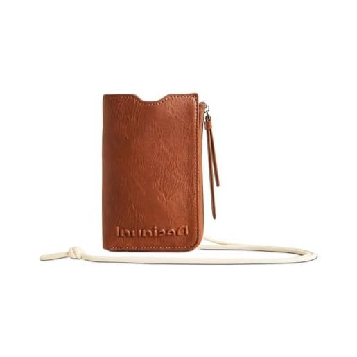 Desigual mone_half logo rit billfold, marrone, taglia unica donna