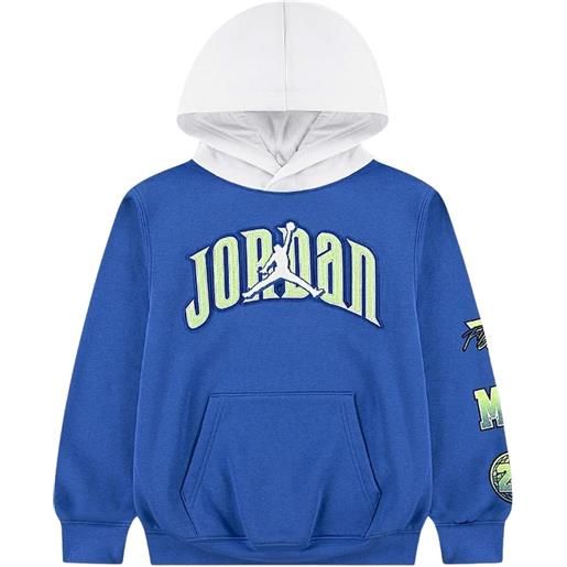 NIKE JORDAN felpa con cappuccio gametime fleece bambino