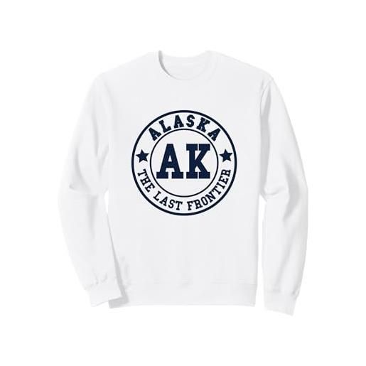 Graphic Club Inc. alaska - ak - athletic throwback design - classic felpa