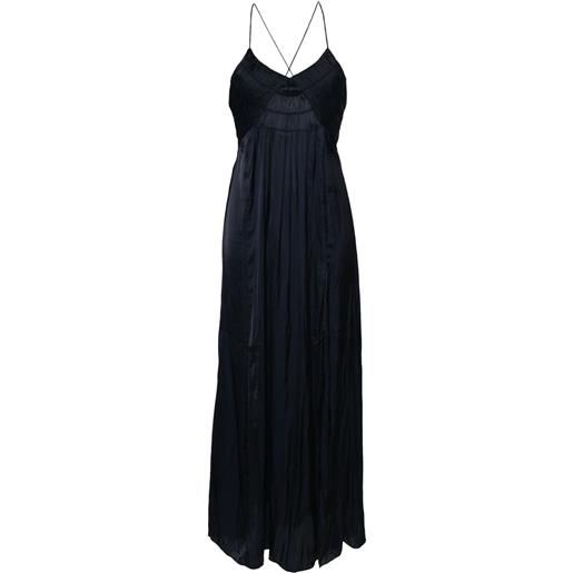 Zadig&Voltaire abito lungo rayonne - blu