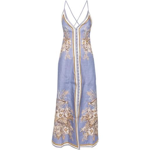 ZIMMERMANN abito lungo ottie - blu