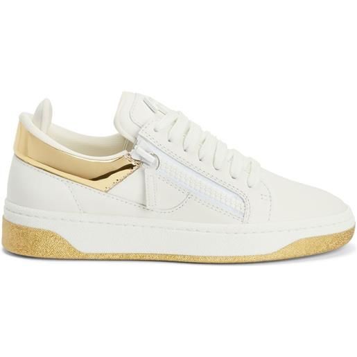Giuseppe Zanotti sneakers gz94 con doppia zip - bianco