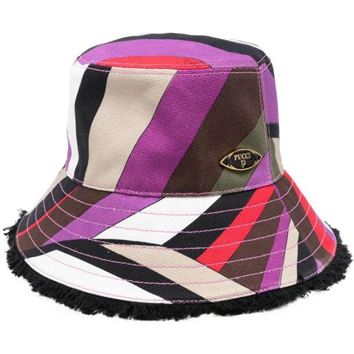 PUCCI cappello bucket con stampa iride - viola