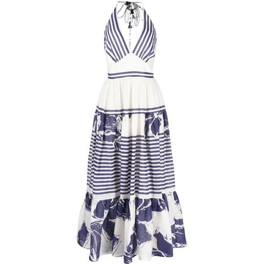 Silvia Tcherassi abito valerie a fiori - toni neutri