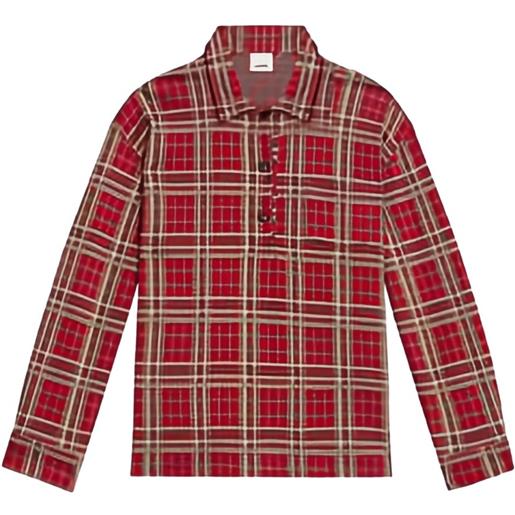 ISABEL MARANT camicia bruna a quadri - rosso