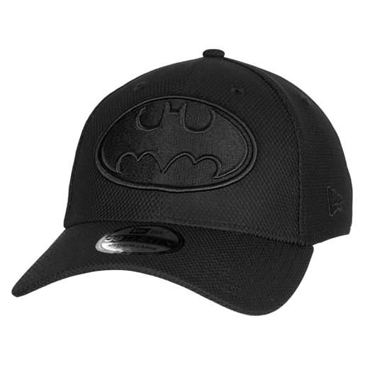 New Era Cappello aderente con simbolo di Superman, nero su nero