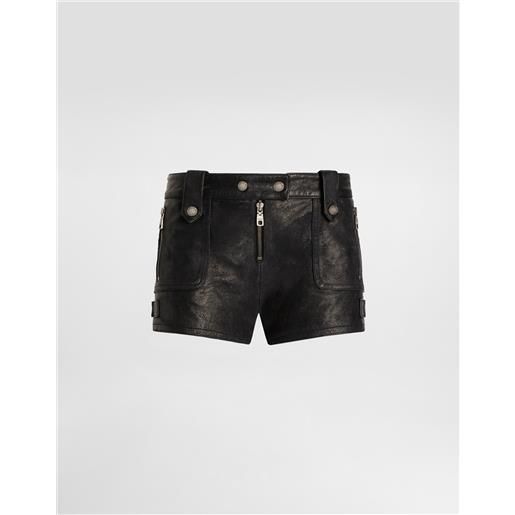 Dolce & Gabbana shorts in pelle vintage