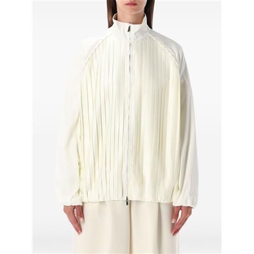 Nike bomber plissettato - bianco