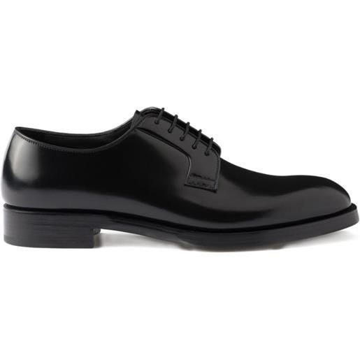 Prada oxford in pelle - nero