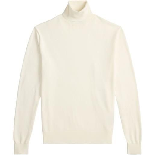 Ralph Lauren Purple Label maglione a collo alto - toni neutri