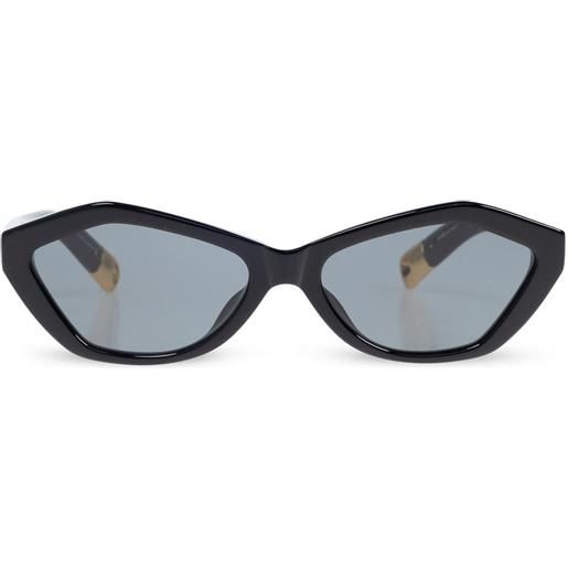 Jacquemus occhiali da sole bambino geometrici - nero