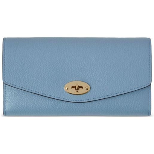 Mulberry portafoglio darley - blu