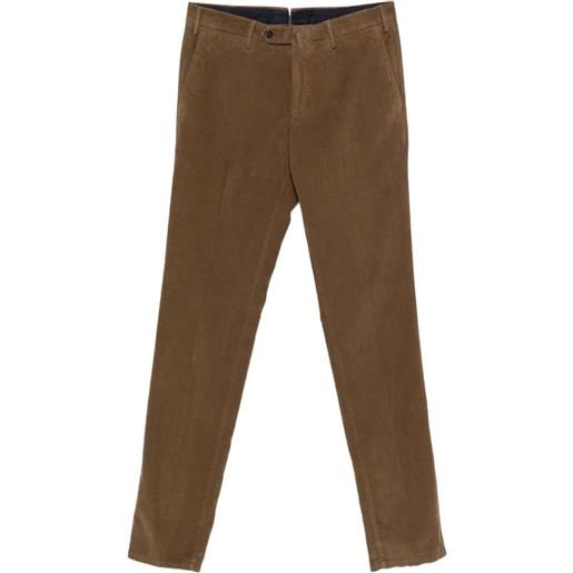 PT Torino pantaloni dritti a coste - marrone