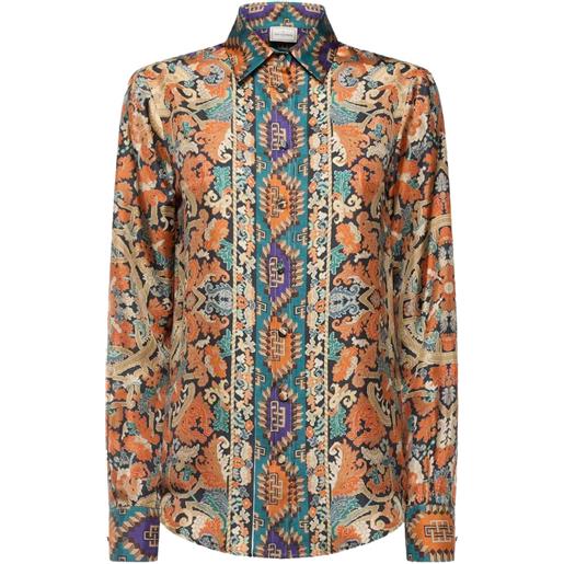 Pierre-Louis Mascia camicia con stampa paisley - rosa