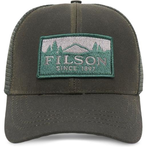 Junya Watanabe MAN cappello da baseball oxford in rete - verde