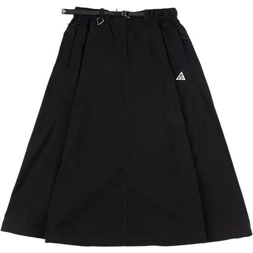 Nike gonna midi plissettata "smith summit" - nero