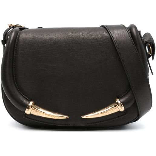 Roberto Cavalli borsa a spalla fang piccola - nero