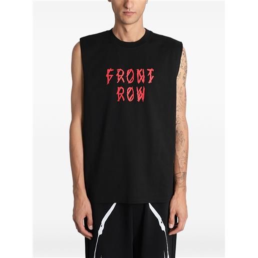 Mugler canotta con stampa - nero