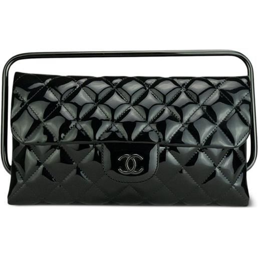 CHANEL Pre-Owned - clutch 2014 - unisex - pelle lucida - taglia unica - nero