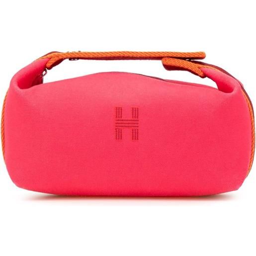 Hermès Pre-Owned - trousse bride a brac piccola in tela toile 2020-2025 - donna - tela - taglia unica - rosa