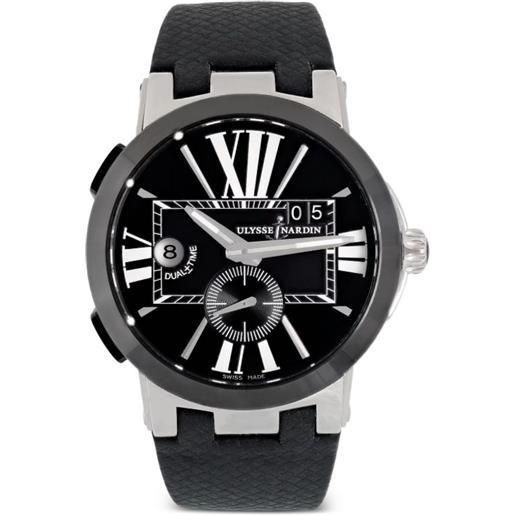 Ulysse Nardin - orologio executive 43mm - uomo - pelle/acciaio inossidabile - taglia unica - nero
